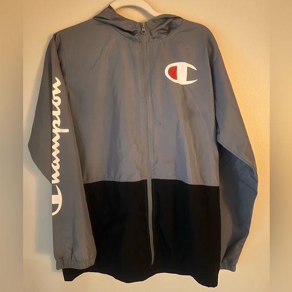 Champion Black and Gray Jacket - Picture 1 of 4